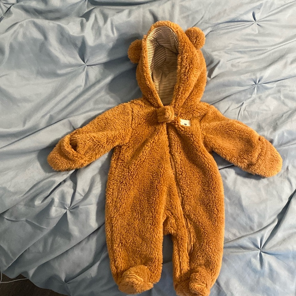 Baby Romper with bear ears